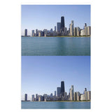 Blue Skies over Chicago Desk Mat