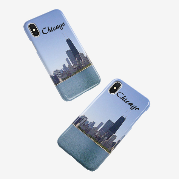 Blue Skies over Chicago iPhone Case