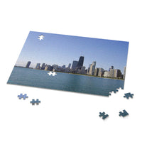 Blue Skies over Chicago Puzzle