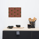 Green Trees Nature Kaleidoscope Poster