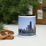 Blue Skies over Chicago Mug with Color Inside
