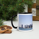 Blue Skies over Chicago Mug with Color Inside