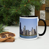 Blue Skies over Chicago Mug with Color Inside