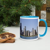 Blue Skies over Chicago Mug with Color Inside