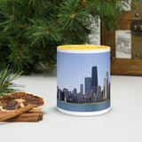 Blue Skies over Chicago Mug with Color Inside