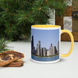 Blue Skies over Chicago Mug with Color Inside